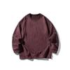 Sudadera Casual Suelta de Cuello Redondo Estilo Chino Vintage Yidao Otoño 2025 Estampado de Bambú Gamuza