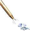 Acero Inoxidable Pinza de Agarre de Broca Desnuda de Cuatro Garras Pinzas para Gemas Diamantes Joyería Herramienta de Agarre de Cuatro Garras Azul/Dorado Plata