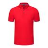 ZT4001#200g algodão seda verão parceiro de negócios gola polo camisa de trabalho bordado estampado cultura larga