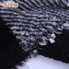 Algodão Shu Veludo Estampado Listrado Xadrez Dupla Face Confortável Veludo Brinquedo Infantil Roupa de Casa Têxtil para Casa Tecido de Malha