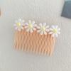 Novo pente de cabelo infantil arco pente bonito doces cor acessórios para o cabelo moda Coringa pente de plástico hairpin atacado