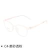 Cy8953 Gafas Juveniles Casuales de Montura Completa Montura TR Danyang Montura de Gafas Cuadrada Ultraligera Pintura de Piel Montura a Cuadros