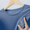 Camiseta de Manga Corta con Sensación Fresca de Seda de Hielo para Hombre Verano 2026 Nueva Camiseta Casual de Media Manga para Hombre Estilo Montaña al Aire Libre