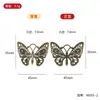 W005 Serie Mariposa Retro Pulsera Collar Cadena para Suéter Accesorios de Aleación Colgante de Mariposa Calado Accesorios de Joyería DIY