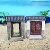 Abra a porta e feche a porta construindo ferramentas de areia micro decorações de paisagem