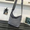 Bolsa de Lona Versátil Casual Japonesa y Coreana para Mujer Nuevo Estilo Verano 2026 Estudiante Universitario Viajero Estilo Perezoso Bolso de Hombro Único Cruzado
