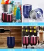 Swig12oz Casca de Ovo Copo por dentro e por fora 304 aço inoxidável Térmica a Vácuo copo taça de vinho tinto carro em forma de U Barriga Grande Copo de Ovo