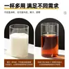 Taza Recta de Vidrio de Borosilicato de Múltiples Especificaciones al por Mayor Taza de Vidrio Transparente Resistente al Calor de Gran Capacidad para Leche y Desayuno en el Hogar
