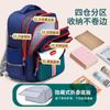 Nova mochila da escola primária britânica para crianças à prova d'água proteção da coluna suporte da cintura mochila de grande capacidade Pano Oxford para meninos e meninas
