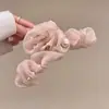 Pinza para el pelo con lazo de malla para mujer, Pinza de alta gama 2026 estilo nuevo para cabello grueso, Pinza de tiburón para la parte posterior de la cabeza, Accesorio para el pelo de verano