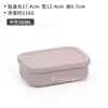 Lonchera Rectangular con Tapa de Silicona, Lonchera Apta para Microondas, Recipiente Sellado para Conservación de Alimentos, Calentable y Aislado