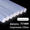 Bastão de Cola Quente Transparente Alta Viscosidade Bastão de Cola Quente Tira de Cola Quente 7mm11mm Bastão de Cola de Alta Capacidade Artesanato Atacado