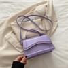 Bolsas Estilosas de Design Nicho de Moda Bolsas da Moda Novas 2025 para Mulheres Bolsas de Mão Texturizadas Bolsas de Ombro Transversais Bolsas Quadradas