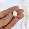 Perlas de Imitación Barrocas Rosas Japonesas de Agujero Recto, Perlas de Vidrio Irregulares de Alta Calidad, Fábrica de Origen, Accesorios para Joyería al por Mayor