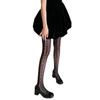 Meias Brancas Transparentes Estilo Jk Japonês para Mulheres, Meias Finas Transparentes Sexy Pretas para Primavera e Verão, Meias Doces e Puras de Renda Vazada em Rede