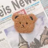 Ins Lindo Oso de Dibujos Animados Nombre Peluche Decoración Bolsa de Jardín de Infancia Oso Muñeco Broche Accesorios Adorno para la Cabeza