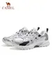 Zapatos de senderismo Camel Panlong para mujer, nuevos zapatos deportivos casuales impermeables antideslizantes de otoño e invierno, zapatos de senderismo para exteriores de suela gruesa para hombre