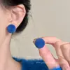 Pendientes de Bola Pequeña con Terciopelo Rojo para Mujer 2025 Nuevo Estilo Caliente Pendientes Elegantes de Gama Alta Pendientes Personalizados Versátiles Exquisitos