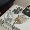 Zapatos de tacón alto de nuevo estilo europeo y americano 2026 para mujer, Sandalias de verano con tacón fino, punta fina, boca poco profunda, correa de tobillo elegante, punta cerrada