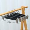 Venta Directa del Fabricante Percha para Ropa sin Costuras con Clip Estante Multifuncional para Pantalones del Hogar Secado Antideslizante Almacenamiento de Ropa JK Retráctil