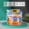 Sacos de Cerveja de Grau Alimentício, Sacos Stand-Up de Nylon Espessado, Sacos Portáteis para Embalagem de Cerveja de Barril, Sacos Especiais com Bico para Levar em Lojas de Cerveja Artesanal