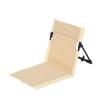 Silla plegable para exteriores, ligera, portátil, para acampar, con cojín para playa, para parque, con respaldo, individual, para descansar