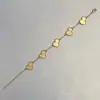 Base de Pulseira DIY Feita à Mão com Incrustação de Madrepérola, Aplique de Brocado Song, Base Vazia para Esmalte Cloisonné Imitação de Ouro 16K