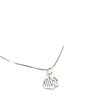 Colgante pequeño de plata de ley S925 con forma de shun hueco de doble cara, para pulsera, accesorios de joyería al por mayor