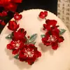 Venda Direta da Fábrica Adereço de Cabeça para Maquiagem de Noiva Novo Estilo Chinês Grampo de Cabelo Vermelho Acessórios de Cabelo para Vestido de Brinde Xiuhe Acessórios de Cabelo Hanfu