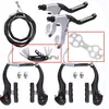 Conjunto completo de V brake para bicicleta de montanha Kit V Brake para bicicleta de estrada v brake alumínio freio acessórios de bicicleta