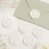Adesivo de Selo de Cera para Carta, Adesivo de Selo Tridimensional Embossado para Envelope, Selo de Cera de Fogo Autoadesivo Decorativo para Convite Estilo Vintage