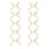 Venta caliente transfronteriza cinta multicolor cinta lateral pinza para el pelo pequeña lazo pinza de pico de pato trenzado dulce dopamina accesorios para el cabello niña