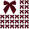 Pajarita de Terciopelo Transfronteriza Árbol de Navidad Colgante de Decoración Navideña Empaque de Regalo Cinta de Terciopelo