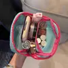 Bolsa de Malla Tofu Dopamina Bolsa Pequeña de Malla para Artículos Varios Portátil Multiusos Bolsa de Malla de Color con Logo