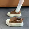 Zapatos de Plataforma Melanoid para Mujer 2026 Nuevos Otoño Slip-on Retro Casuales Deportivos con Plataforma de Suela Gruesa para Aumentar la Altura