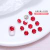 Venta al por mayor de Pedrería Hexagonal de Fondo Puntiagudo para Uñas, Joyería de Pedrería Irregular de Vidrio Colorida Ultra Brillante, Accesorios Octagonales para Uñas al por Mayor