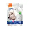 Areia de Cristal para Gatos Grão Grande 3.8L/saco cerca de 2.6kg areia de gato não-tofu bentonita Coroa Dourada silicone