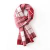 Outono e inverno longo cor combinando xadrez cachecol de cashmere unissex casal malha cashmere cachecol presente presente
