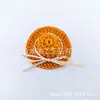 Gorro de Ganchillo Hecho a Mano Colgante Mini Hilo Mixto Adorno Tejido a Mano Accesorios Artísticos Estilo Coreano Venta al por Mayor