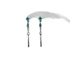 Pendientes de Gota de Agua Roja Silenciosos para Mujer, Estilo Dulce Fresco Gótico, Diseño de Nicho, Pendientes Únicos y de Alta Gama