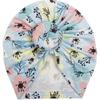 Novo Chapéu Infantil Floral Europeu e Americano Estampado Donut Chapéu Indiano de Pulôver para Bebê Macio Confortável Chapéu de Bebê