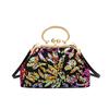 Bolsa Feminina Simples Elegante Nova com Fecho Chinoiserie Feminina 2025 Nova Versátil Ins Bolsa Transversal Pequena Quadrada