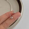 Pendientes de meteorito irregulares para mujer, estilo sencillo, estilo coreano, para celebridades de Internet, viajeros, diseño de nicho, pendientes con sentido