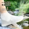 Cubrezapatos impermeables, Cubrezapatos de lluvia antideslizantes de látex, Cubrebotas de lluvia gruesos de silicona resistentes al desgaste para exteriores para días lluviosos, Cubrepies portátiles para hombres y mujeres