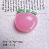 Fruta Simulada Morango Abacaxi Abacate Cola de Creme DIY Capa de Celular Grampo Flor de Sapato Material Copo d'Água Resina Lote