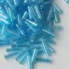 2*6mm Tubo Recto de Cristal Fantasía Color AB Tubo Largo Cuentas DIY Tejido a Mano Cuentas Sueltas Joyería Ropa Material para Cuentas
