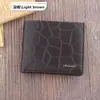 Venta Caliente Transfronteriza Cartera para Hombre 80% de Descuento Cartera de PU Portatarjetas Gran Capacidad Billetera para Monedas Pequeña Envío Directo
