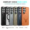 Funda Magnética para Teléfono Samsung S26Ultra Más Vendida 2 en 1 A57 Tacto Piel Soporte Cubierta Protectora de Alta Calidad
