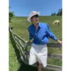 Camisa de Manga Larga para Hombre Estilo Old Money, Cuello Polo, Tejido Arrugado de Algodón y Lino, Business Casual, Primavera y Otoño, Venta al por Mayor de Fábrica Transfronteriza