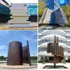 Escultura Temática Parque Estado de Derecho Acero Inoxidable Fuente Limpia y Honesta Cuadrado Libro Cuadrado de Granos Valiosos Adornos Grandes